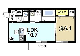 奈良県奈良市大安寺7丁目（賃貸アパート1LDK・1階・41.95㎡） その2