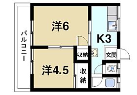 高天グリーンハイツ  ｜ 奈良県奈良市高天市町（賃貸アパート2K・2階・29.16㎡） その2