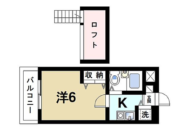 画像2:一人暮らしを楽しめる快適な間取りです