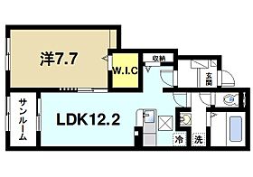 奈良県奈良市高畑町57-7（賃貸アパート1LDK・1階・50.14㎡） その2