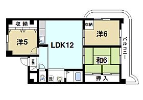 奈良県奈良市南紀寺町3丁目（賃貸マンション3LDK・2階・66.69㎡） その2