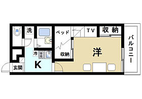 奈良県大和郡山市九条平野町2-40（賃貸マンション1K・2階・23.18㎡） その2