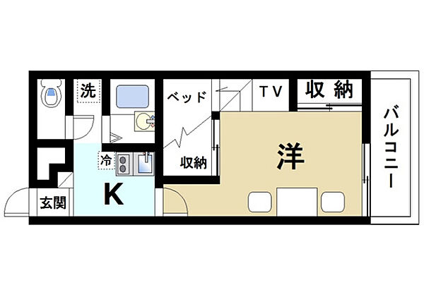 画像2:通風良好で快適な間取りです