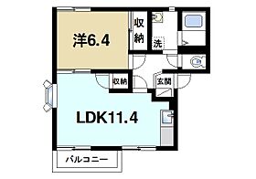 奈良県生駒市辻町（賃貸アパート1LDK・2階・43.00㎡） その2