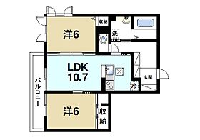 奈良県奈良市東九条町（賃貸アパート2LDK・1階・57.98㎡） その2