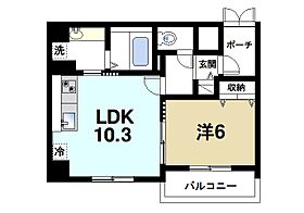 奈良県生駒市谷田町（賃貸マンション1LDK・4階・41.10㎡） その2