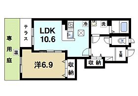 奈良県生駒市西菜畑町（賃貸アパート1LDK・1階・45.09㎡） その2