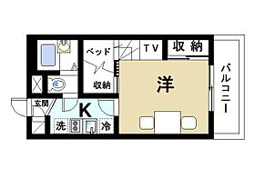 奈良県大和郡山市長安寺町2-5（賃貸アパート1K・2階・23.18㎡） その2