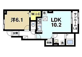 奈良県生駒市壱分町（賃貸アパート1LDK・1階・43.97㎡） その2