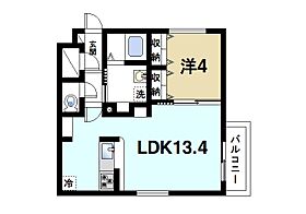 奈良県奈良市南城戸町（賃貸マンション1LDK・3階・43.14㎡） その2