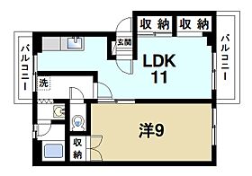 メゾン前栽2棟  ｜ 奈良県天理市前栽町（賃貸アパート1LDK・2階・46.00㎡） その2