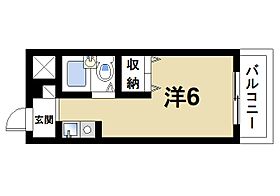 奈良県奈良市あやめ池南2丁目（賃貸マンション1R・2階・17.60㎡） その2