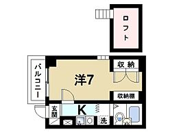 奈良県奈良市南京終町2丁目（賃貸マンション1K・3階・21.60㎡） その2