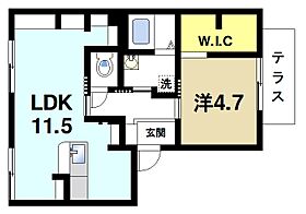 奈良県奈良市百楽園5丁目（賃貸アパート1LDK・1階・43.00㎡） その2