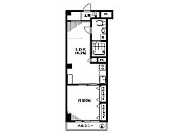 秀和番衆町レジデンス 1LDKの間取図画像