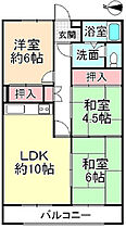 大阪府富田林市小金台２丁目（賃貸マンション3LDK・2階・60.00㎡） その2