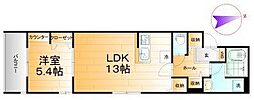 メゾン・ド・ピエール 1LDKの間取図画像