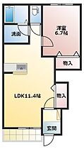 GRANDーSUITE 101 ｜ 和歌山県海南市阪井94-1（賃貸アパート1LDK・1階・44.53㎡） その2