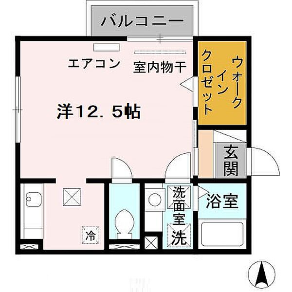 あーばんはいつ神前　A棟 A105｜和歌山県和歌山市神前(賃貸アパート1R・1階・32.80㎡)の写真 その2