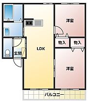 リッチンコートI A204 ｜ 和歌山県和歌山市神前557-1（賃貸アパート2LDK・2階・49.95㎡） その2