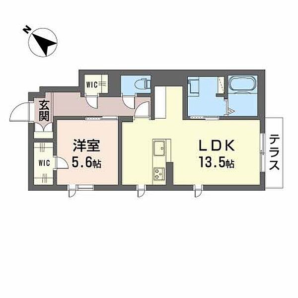 Ｂｅｒｅｏ　Ｐｌａｉｓａｎｔ 103｜和歌山県和歌山市南材木丁2丁目(賃貸マンション1LDK・1階・51.70㎡)の写真 その2