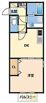 モナリエさわ 206 ｜ 和歌山県和歌山市毛見1036-2（賃貸アパート1DK・2階・33.61㎡） その2