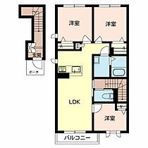 シャーメゾン日方 201 ｜ 和歌山県海南市日方611-5（賃貸アパート3LDK・2階・67.97㎡） その2