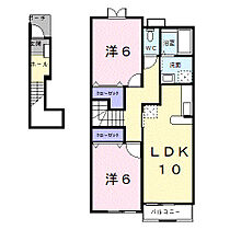 シェーネI 202 ｜ 和歌山県有田市千田273-1（賃貸アパート2LDK・2階・57.22㎡） その2