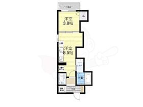 大阪府東大阪市水走２丁目（賃貸アパート1LDK・3階・29.39㎡） その2