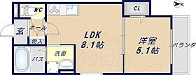 大阪府東大阪市吉田５丁目（賃貸アパート1LDK・3階・31.49㎡） その2