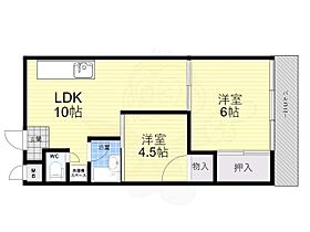 大阪府東大阪市鳥居町6番17号（賃貸マンション2LDK・2階・45.00㎡） その2