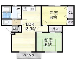 大阪府東大阪市東石切町３丁目6番3号（賃貸アパート2LDK・1階・52.99㎡） その2