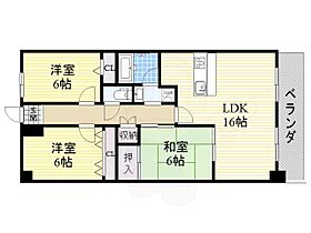 大阪府東大阪市東鴻池町４丁目4番20号（賃貸マンション3LDK・4階・73.20㎡） その2