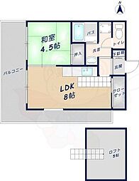 グランメゾン 1LDKの間取図画像