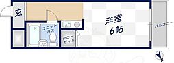 コ・コ中野 1Kの間取図画像