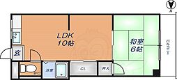 ファーストハイツ 1LDKの間取図画像