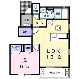 メゾン・ド・アルモニー 1LDKの間取図画像