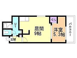 ＦＡＣＥ 7階1LDKの間取り