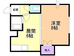 メゾンエスポアール 1階