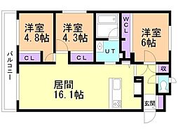 札幌市営東西線 西28丁目駅 徒歩9分 3階/-