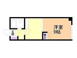 ローヤルハイツ南14条（旧スカイパークヨシダ） 106 1階ワンルームの間取り