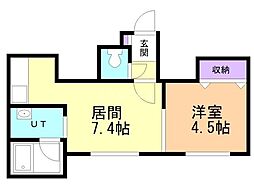 間取図画像 1LDK