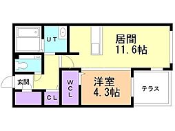 間取図画像 1LDK