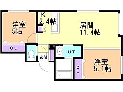 札幌市営南北線 中島公園駅 徒歩9分 1階/-