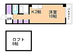 間取図画像 1K