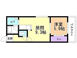 MSPVol.5 1LDKの間取図画像