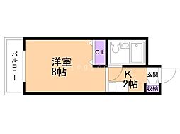 メゾン・ド・北円山 1Kの間取図画像
