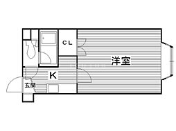 ハートランド12 1LDKの間取図画像