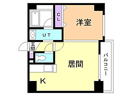 S-FORT札幌北5条 1LDKの間取図画像