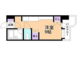 サンシャイン・シティー21 ワンルームの間取図画像